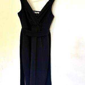 Navy crepe maternity dress New with tags